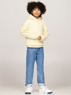 Bluzy Dresowe I Z Kapturem|Bluzy Dresowe I Z Kapturem*Tommy Hilfiger Dzianinowa Bluza Essential Z Kapturem LEMON ZEST