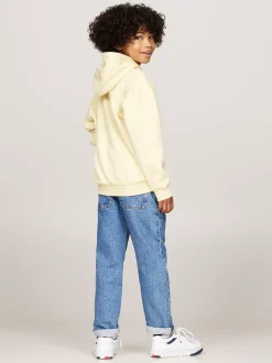 Bluzy Dresowe I Z Kapturem|Bluzy Dresowe I Z Kapturem*Tommy Hilfiger Dzianinowa Bluza Essential Z Kapturem LEMON ZEST