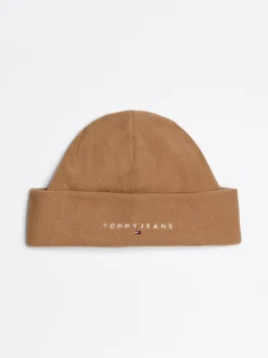 Czapki|Czapki I Szaliki*Tommy Hilfiger Dzianinowa Czapka Typu Beanie Z Logo BRONZE TWIST