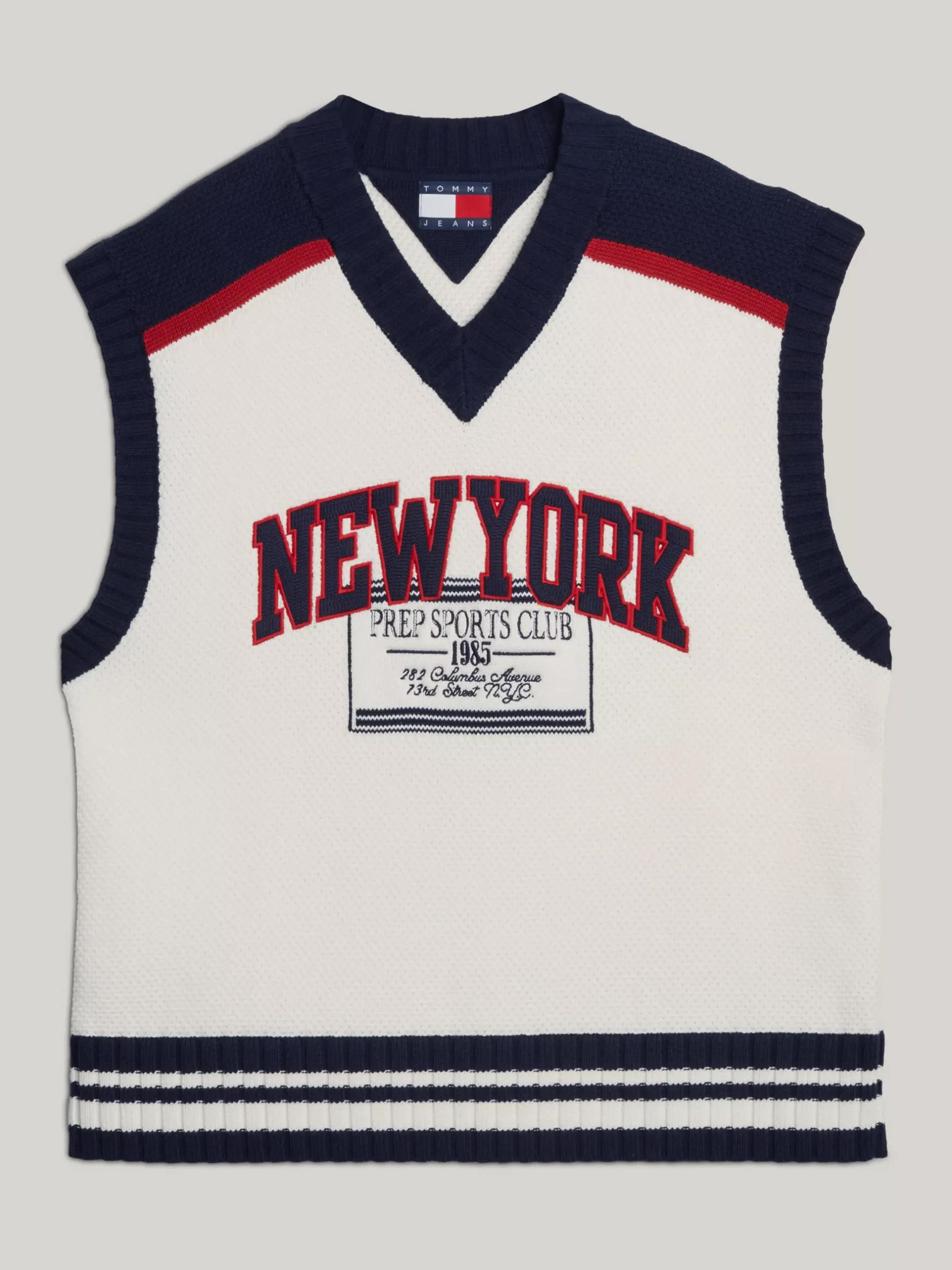 Dzianina*Tommy Hilfiger Dzianinowa Kamizelka Unisex O Luźnym Kroju HIGHLAND SPIRIT