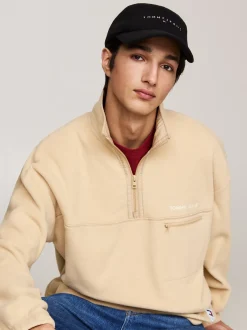 Czapki Z Daszkiem|Czapki I Szaliki*Tommy Hilfiger Dzianinowa 5-panelowa Czapka Z Daszkiem BLACK