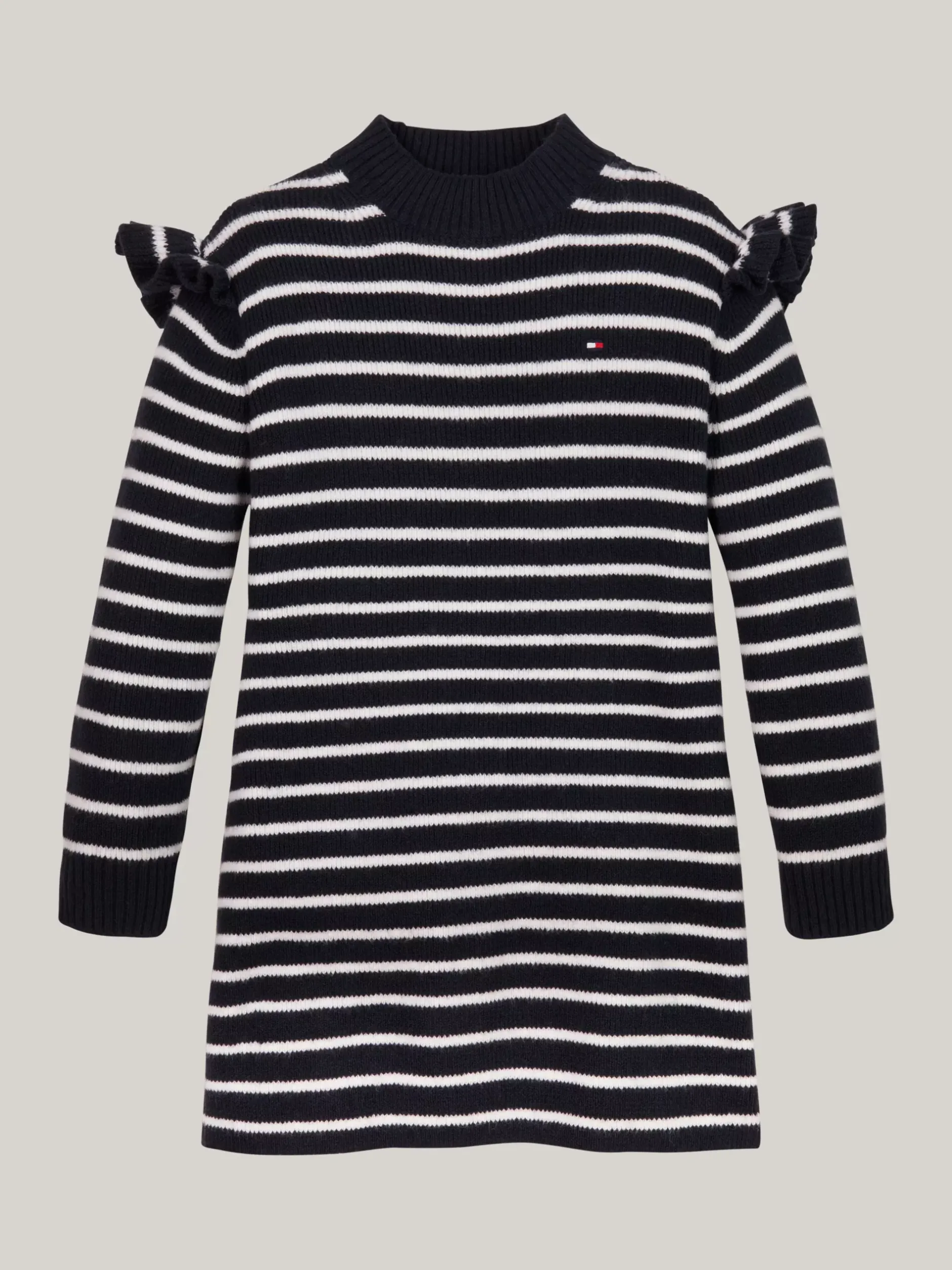 Sukienki*Tommy Hilfiger Dzianinowa Sukienka W Stylu Skater DESERT SKY STRIPE