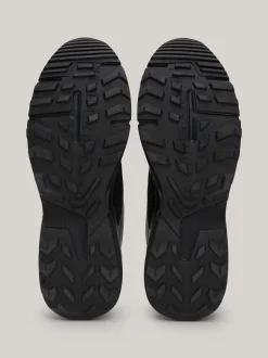 Sneakersy*Tommy Hilfiger Dzianinowe Buty Sportowe Z Podeszwą Vibram Z Protektorem BLACK