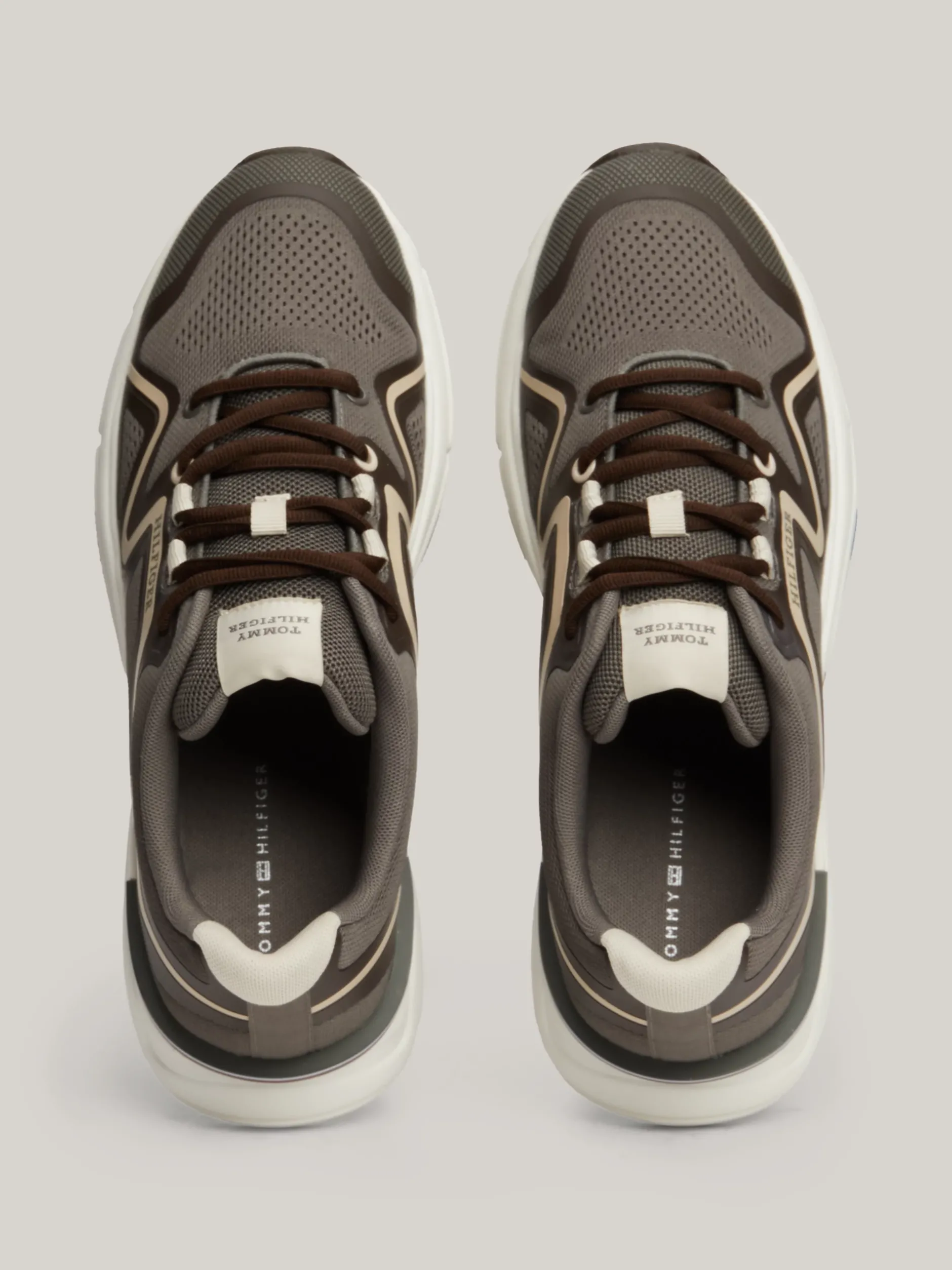 Sneakersy*Tommy Hilfiger Dzianinowe Buty Sportowe Z Podeszwą Vibram Z Protektorem SHADY STONE
