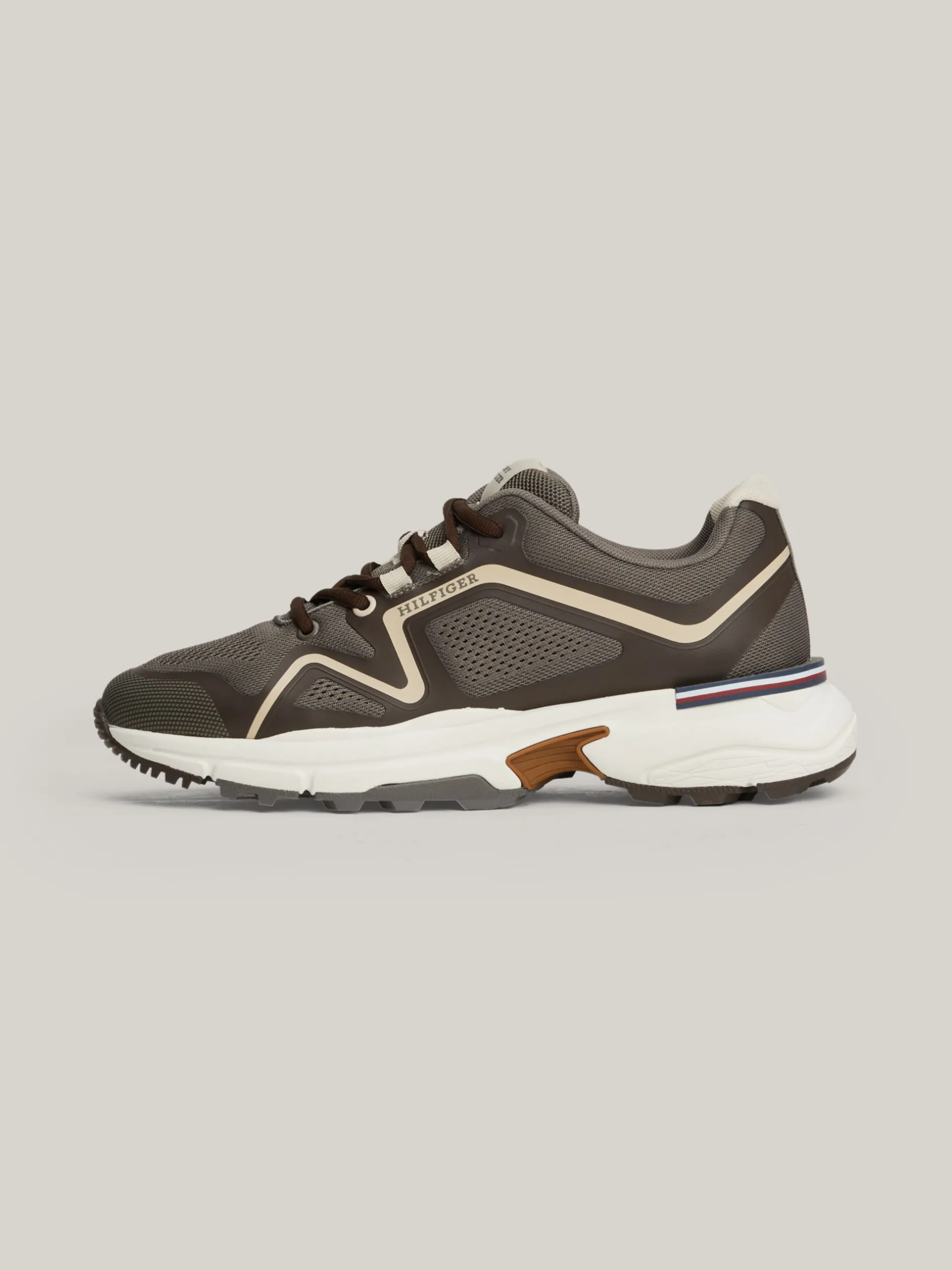 Sneakersy*Tommy Hilfiger Dzianinowe Buty Sportowe Z Podeszwą Vibram Z Protektorem SHADY STONE