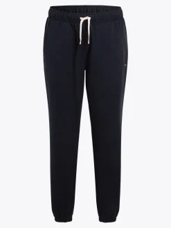 Spodnie*Tommy Hilfiger Dzianinowe Joggery Z Mankietami DESERT SKY