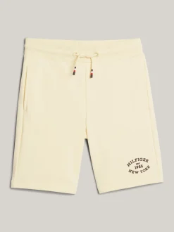Spodnie I Szorty*Tommy Hilfiger Dzianinowe Szorty Hilfiger Monotype LEMON ZEST