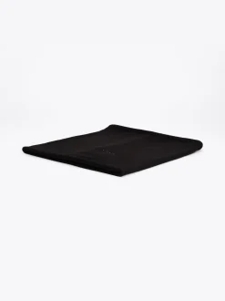 Czapki I Szaliki*Tommy Hilfiger Dzianinowy Komin Z Haftowanym Logo BLACK