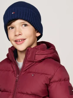 Obuwie I Akcesoria|Obuwie I Akcesoria*Tommy Hilfiger Dziecięca Czapka Typu Beanie Z Linii Essential BLUE INK
