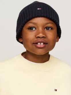 Obuwie I Akcesoria|Obuwie I Akcesoria*Tommy Hilfiger Dziecięca Czapka Typu Beanie Z Linii Essential SPACE BLUE
