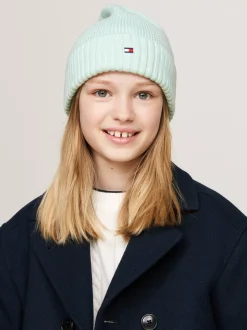 Obuwie I Akcesoria|Obuwie I Akcesoria*Tommy Hilfiger Dziecięca Czapka Typu Beanie Z Linii Essential MINTY ESSENCE