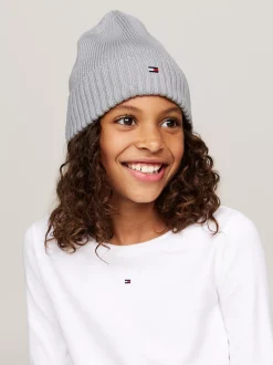 Obuwie I Akcesoria|Obuwie I Akcesoria*Tommy Hilfiger Dziecięca Czapka Typu Beanie Z Linii Essential LIGHT GREY HEATHER
