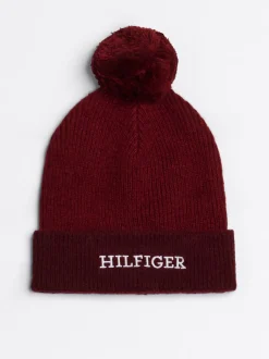 Obuwie I Akcesoria|Obuwie I Akcesoria*Tommy Hilfiger Dziecięca Czapka Typu Beanie Z Logo Hilfiger ROUGE