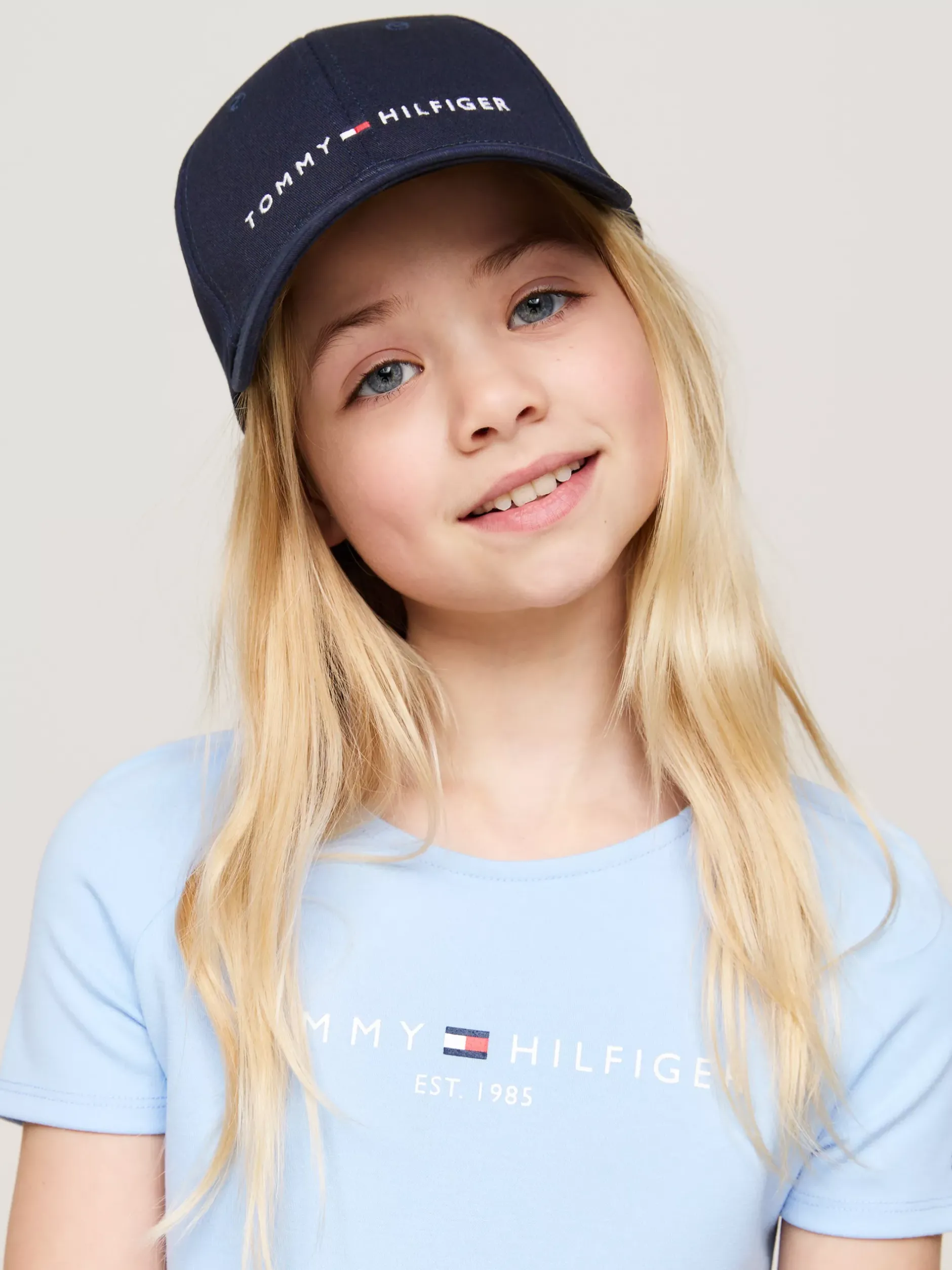 Obuwie I Akcesoria|Obuwie I Akcesoria*Tommy Hilfiger Dziecięca Czapka Z Logo SPACE BLUE