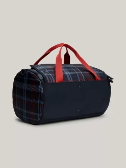 Obuwie I Akcesoria|Obuwie I Akcesoria*Tommy Hilfiger Dziecięca Torba Sportowa W Sygnowane Paski SPACE BLUE GLOBAL CHECK