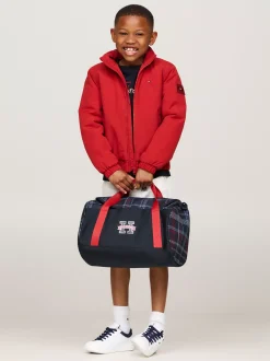 Obuwie I Akcesoria|Obuwie I Akcesoria*Tommy Hilfiger Dziecięca Torba Sportowa W Sygnowane Paski SPACE BLUE GLOBAL CHECK