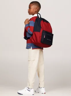 Obuwie I Akcesoria|Obuwie I Akcesoria*Tommy Hilfiger Dziecięcy Plecak Essential Z Blokami Kolorów DARK MAGMA SPACE BLUE CORPORATE