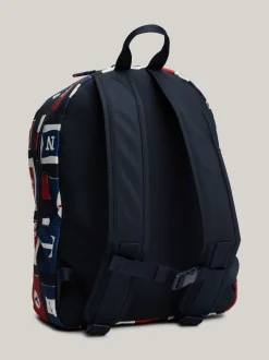 Obuwie I Akcesoria|Obuwie I Akcesoria*Tommy Hilfiger Dziecięcy Plecak Essential Z Nadrukiem SPACE BLUE ALLOVER FLAGS