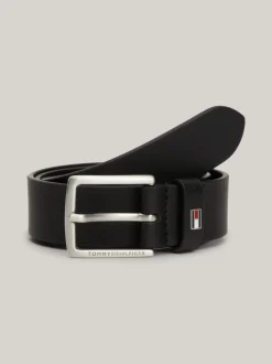 Obuwie I Akcesoria|Obuwie I Akcesoria*Tommy Hilfiger Dziecięcy Skórzany Pasek Essential Z Logo BLACK