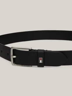 Obuwie I Akcesoria|Obuwie I Akcesoria*Tommy Hilfiger Dziecięcy Skórzany Pasek Essential Z Logo BLACK