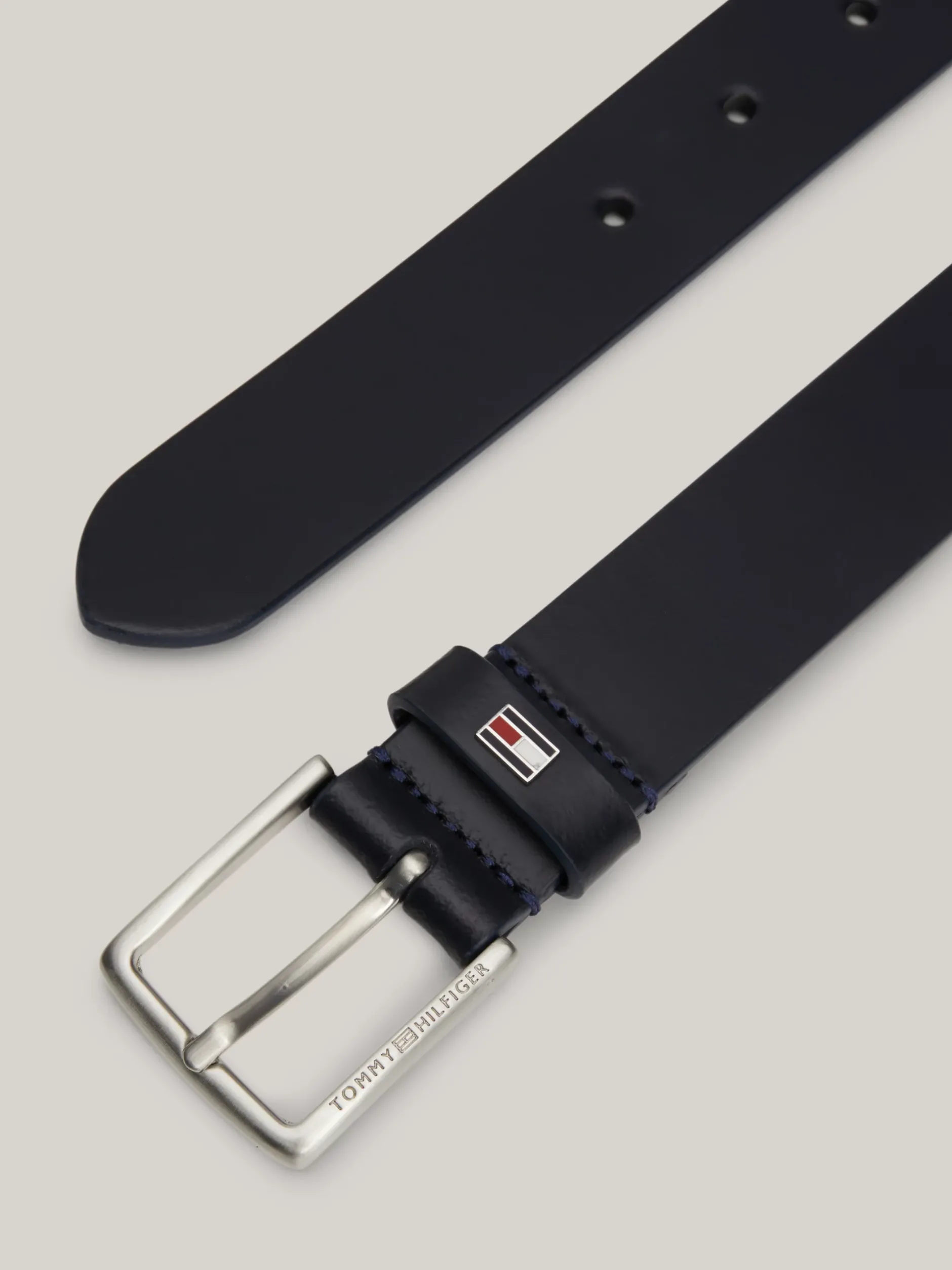Obuwie I Akcesoria|Obuwie I Akcesoria*Tommy Hilfiger Dziecięcy Skórzany Pasek Essential Z Logo SPACE BLUE