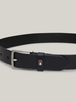 Obuwie I Akcesoria|Obuwie I Akcesoria*Tommy Hilfiger Dziecięcy Skórzany Pasek Essential Z Logo SPACE BLUE