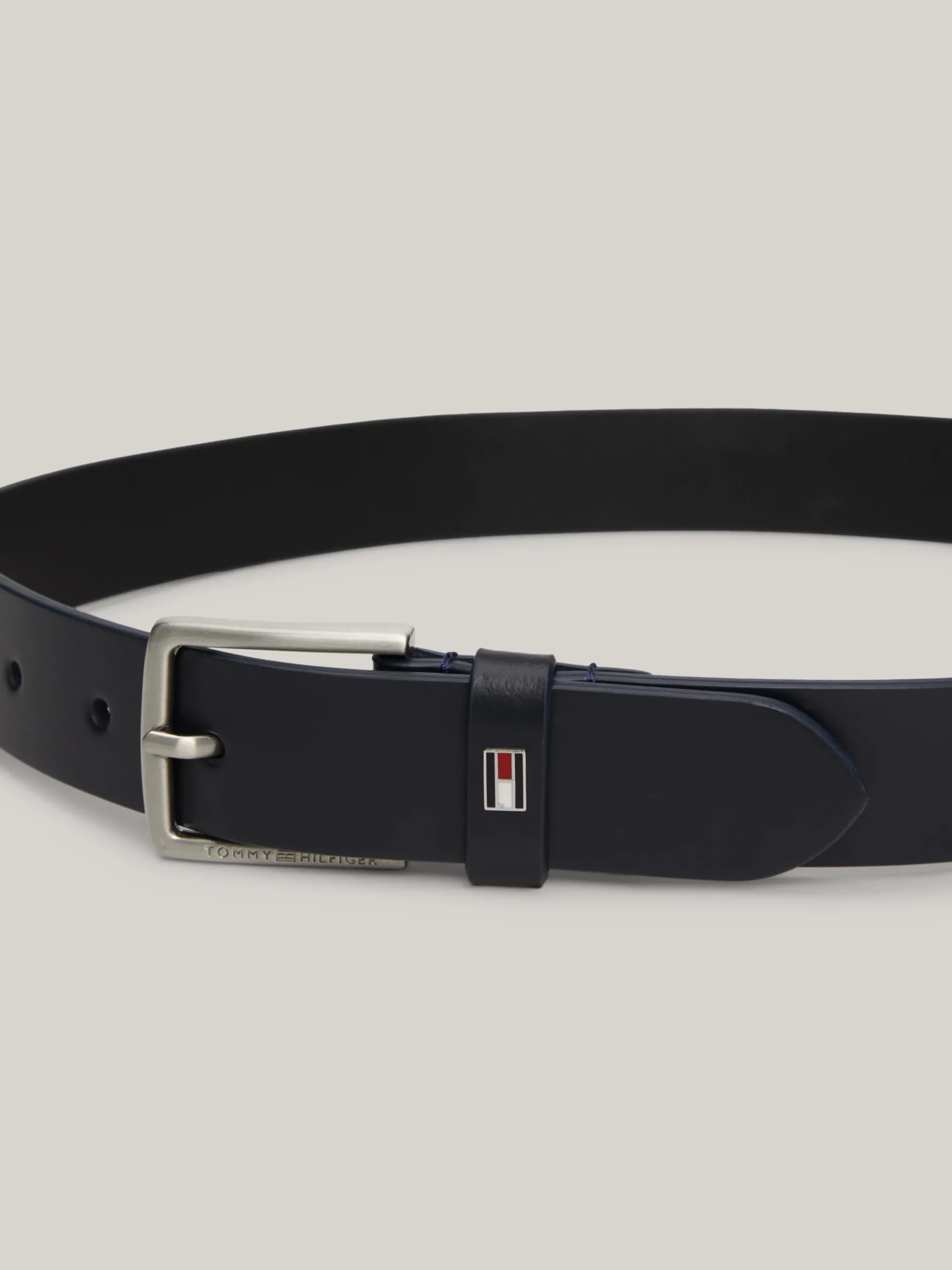Obuwie I Akcesoria|Obuwie I Akcesoria*Tommy Hilfiger Dziecięcy Skórzany Pasek Essential Z Logo SPACE BLUE