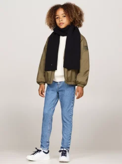 Obuwie I Akcesoria|Obuwie I Akcesoria*Tommy Hilfiger Dziecięcy Szalik Essential Z Haftowanym Logo BLACK