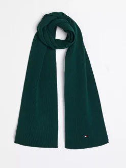 Obuwie I Akcesoria|Obuwie I Akcesoria*Tommy Hilfiger Dziecięcy Szalik Essential Z Haftowanym Logo ORNAMENTAL GREEN