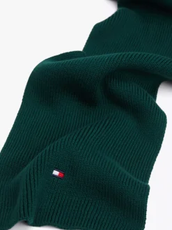 Obuwie I Akcesoria|Obuwie I Akcesoria*Tommy Hilfiger Dziecięcy Szalik Essential Z Haftowanym Logo ORNAMENTAL GREEN