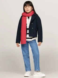 Obuwie I Akcesoria|Obuwie I Akcesoria*Tommy Hilfiger Dziecięcy Szalik Essential Z Haftowanym Logo HERITAGE PINK