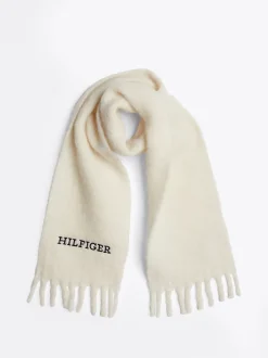 Obuwie I Akcesoria|Obuwie I Akcesoria*Tommy Hilfiger Dziecięcy Szalik Z Logo Hilfiger Monotype ANCIENT WHITE