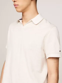 Koszulki Polo*Tommy Hilfiger Elegancka Koszulka Polo O Regularnym Kroju CLASSIC BEIGE / ECRU