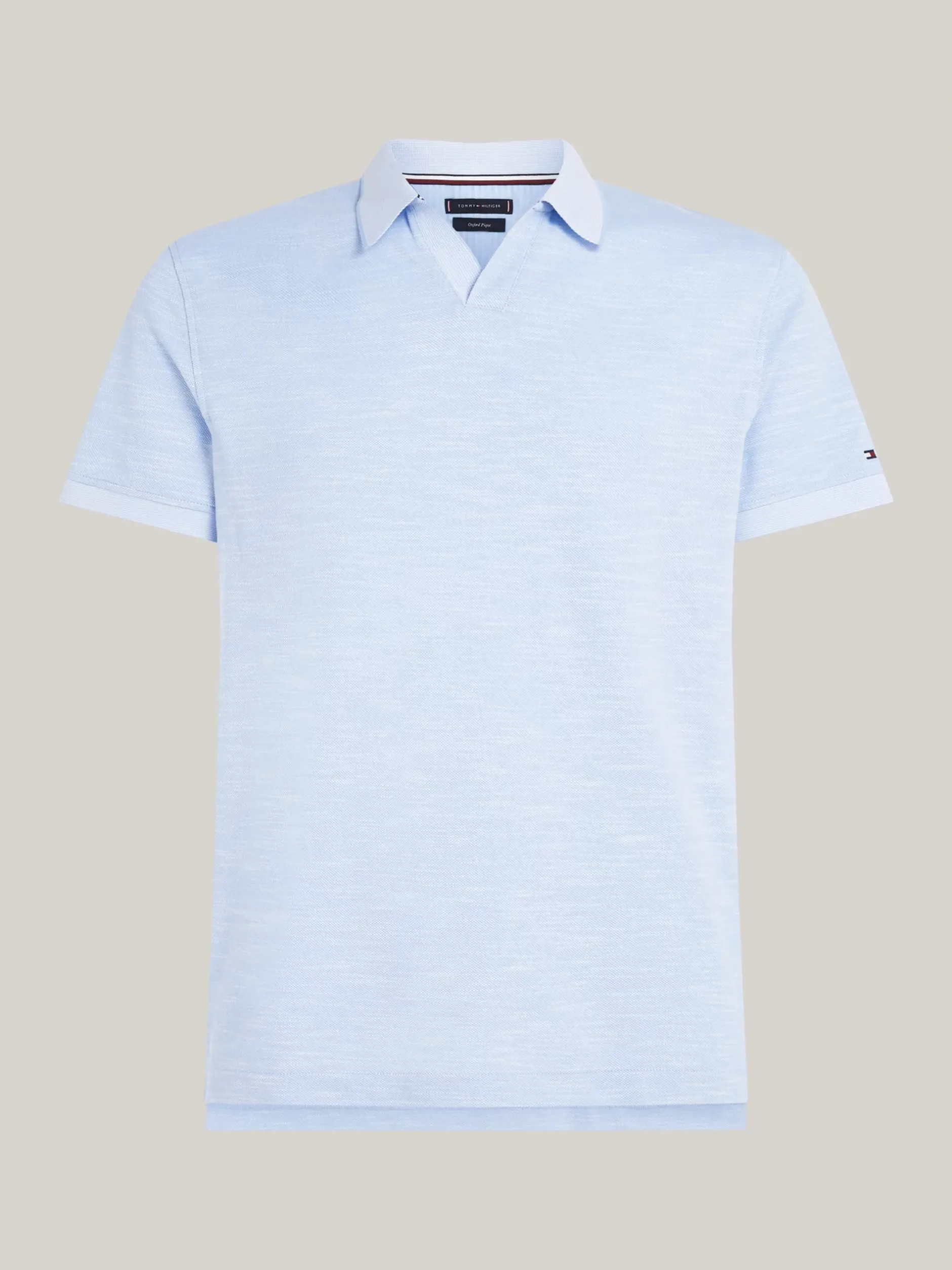 Koszulki Polo*Tommy Hilfiger Elegancka Koszulka Polo O Regularnym Kroju VESSEL BLUE / ECRU