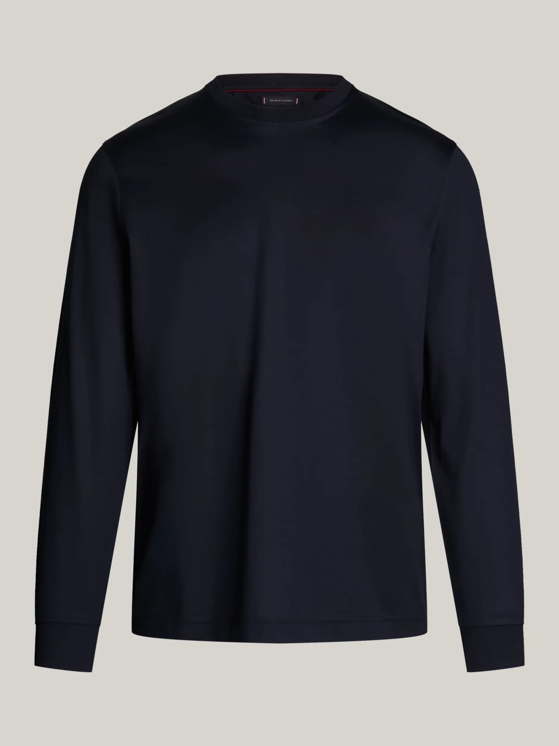 T-Shirty*Tommy Hilfiger Elegancki Longsleeve DESERT SKY