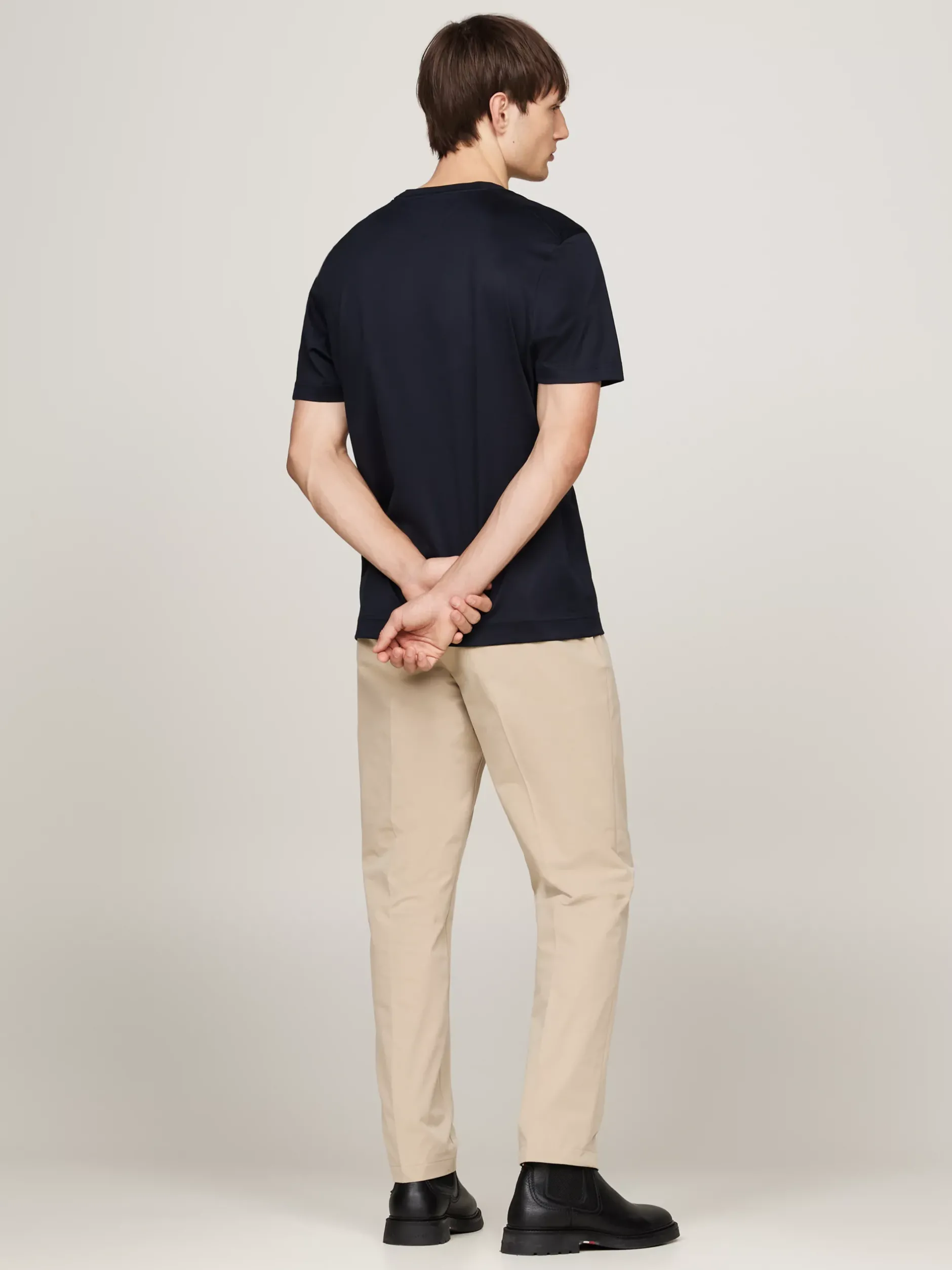 T-Shirty*Tommy Hilfiger Elegancki T-shirt W Paski DESERT SKY