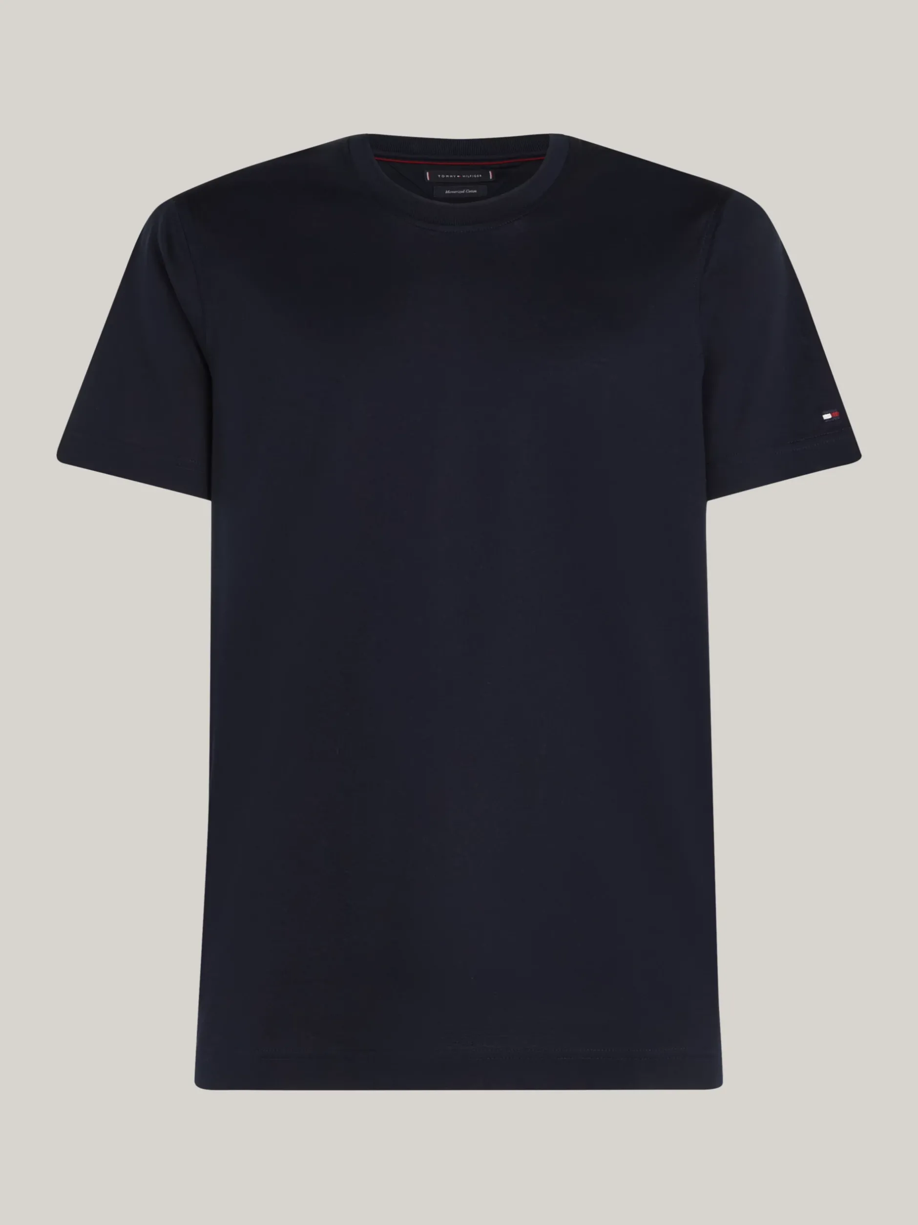 T-Shirty*Tommy Hilfiger Elegancki T-shirt W Paski DESERT SKY