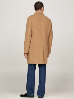 Kurtki & Płaszcze*Tommy Hilfiger Elegancki Wełniany Płaszcz HICKORY