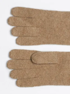 Rękawiczki|Czapki I Szaliki*Tommy Hilfiger Eleganckie Rękawiczki Kaszmirowe CAMEL MELANGE