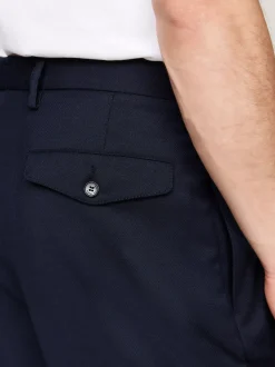 Garnitury I Kostiumy|Spodnie*Tommy Hilfiger Eleganckie Spodnie Z Zaszewkami BLUE