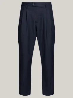Garnitury I Kostiumy|Spodnie*Tommy Hilfiger Eleganckie Spodnie Z Zaszewkami BLUE
