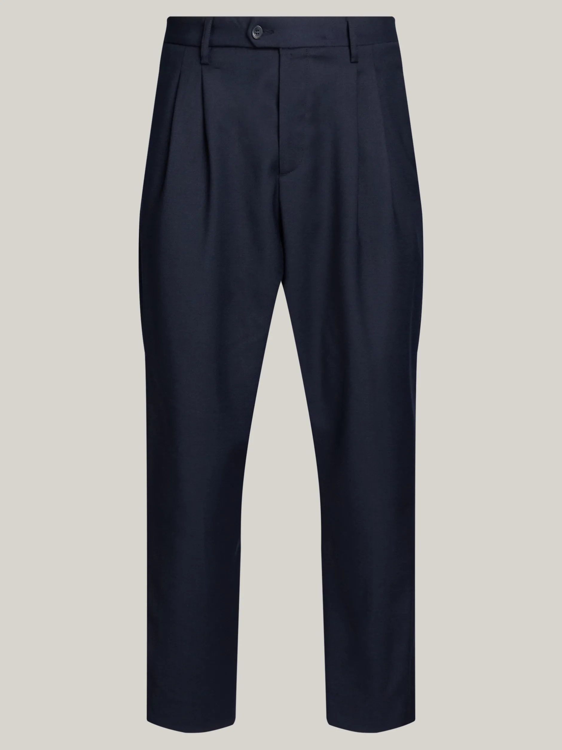 Garnitury I Kostiumy|Spodnie*Tommy Hilfiger Eleganckie Spodnie Z Zaszewkami BLUE
