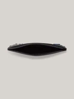 Portfele & Breloczki Do Kluczy*Tommy Hilfiger Etui Na Karty Z Logo BLACK