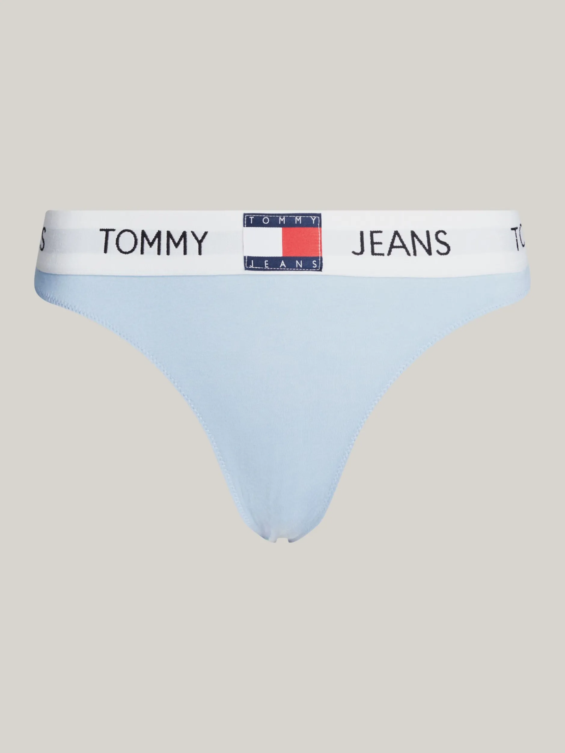 Figi|Bielizna*Tommy Hilfiger Figi Heritage Z Powtórzonym Logo Na Pasku CHAMBRAY BLUE