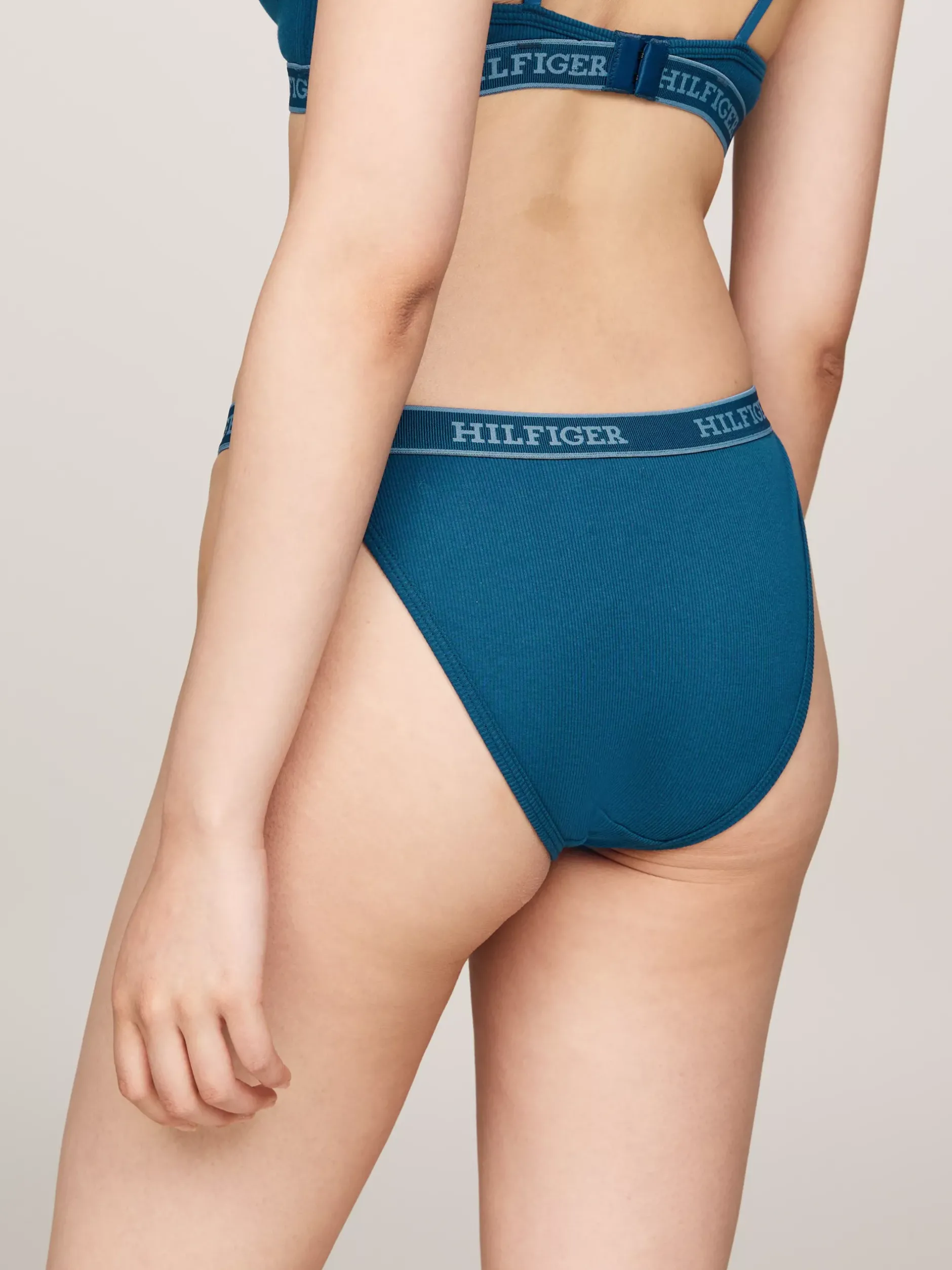 Figi|Bielizna*Tommy Hilfiger Figi O Fasonie Tanga Z Logo Hilfiger Monotype DEEP INDIGO