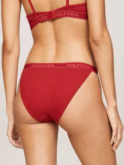 Figi|Bielizna*Tommy Hilfiger Figi O Fasonie Tanga Z Logo Hilfiger Monotype DARK MAGMA