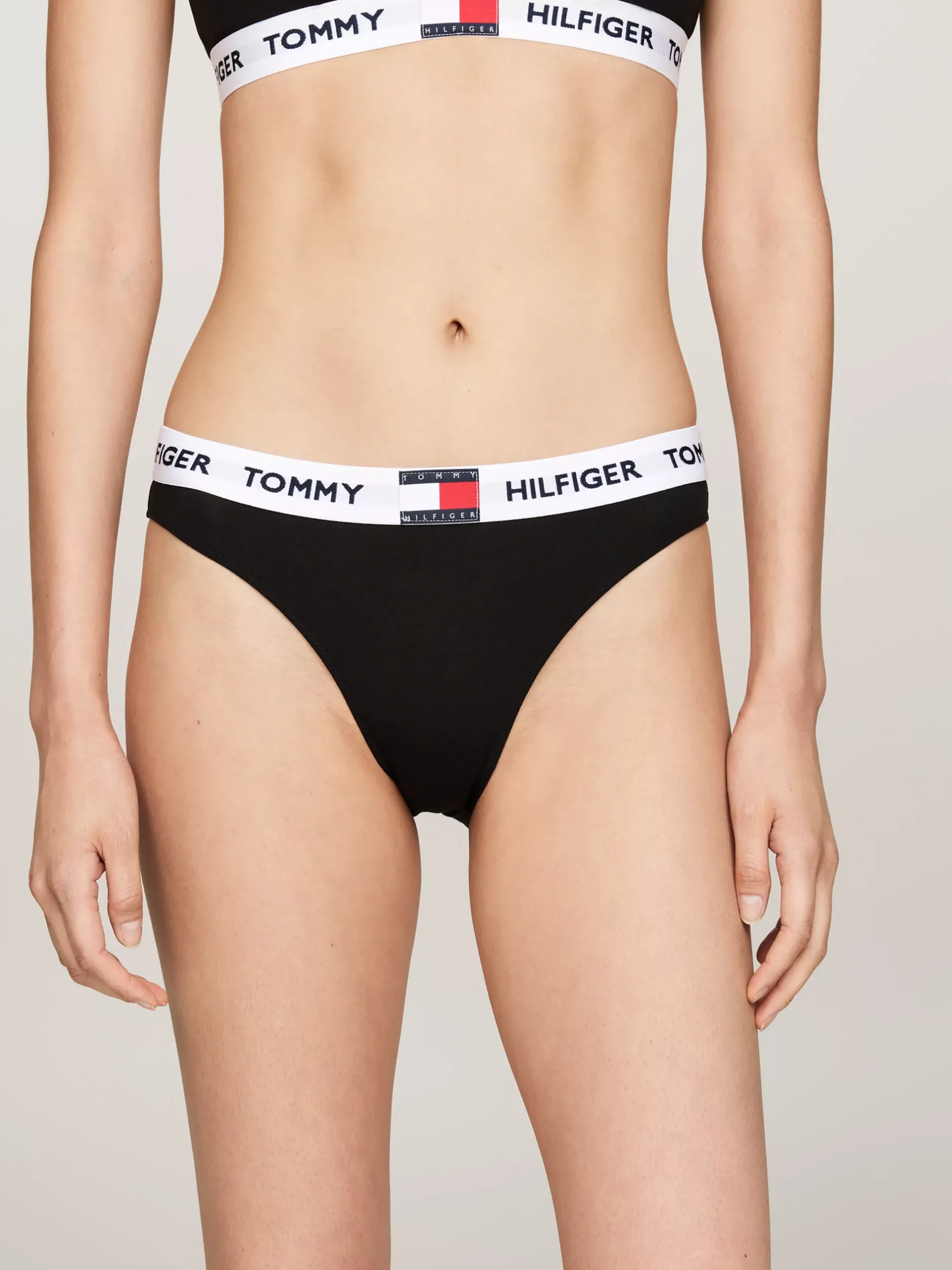 Figi|Bielizna*Tommy Hilfiger Figi TH Heritage Z Logo BLACK