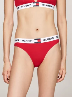 Bielizna|Figi*Tommy Hilfiger Figi TH Heritage Z Logo PRIMARY RED