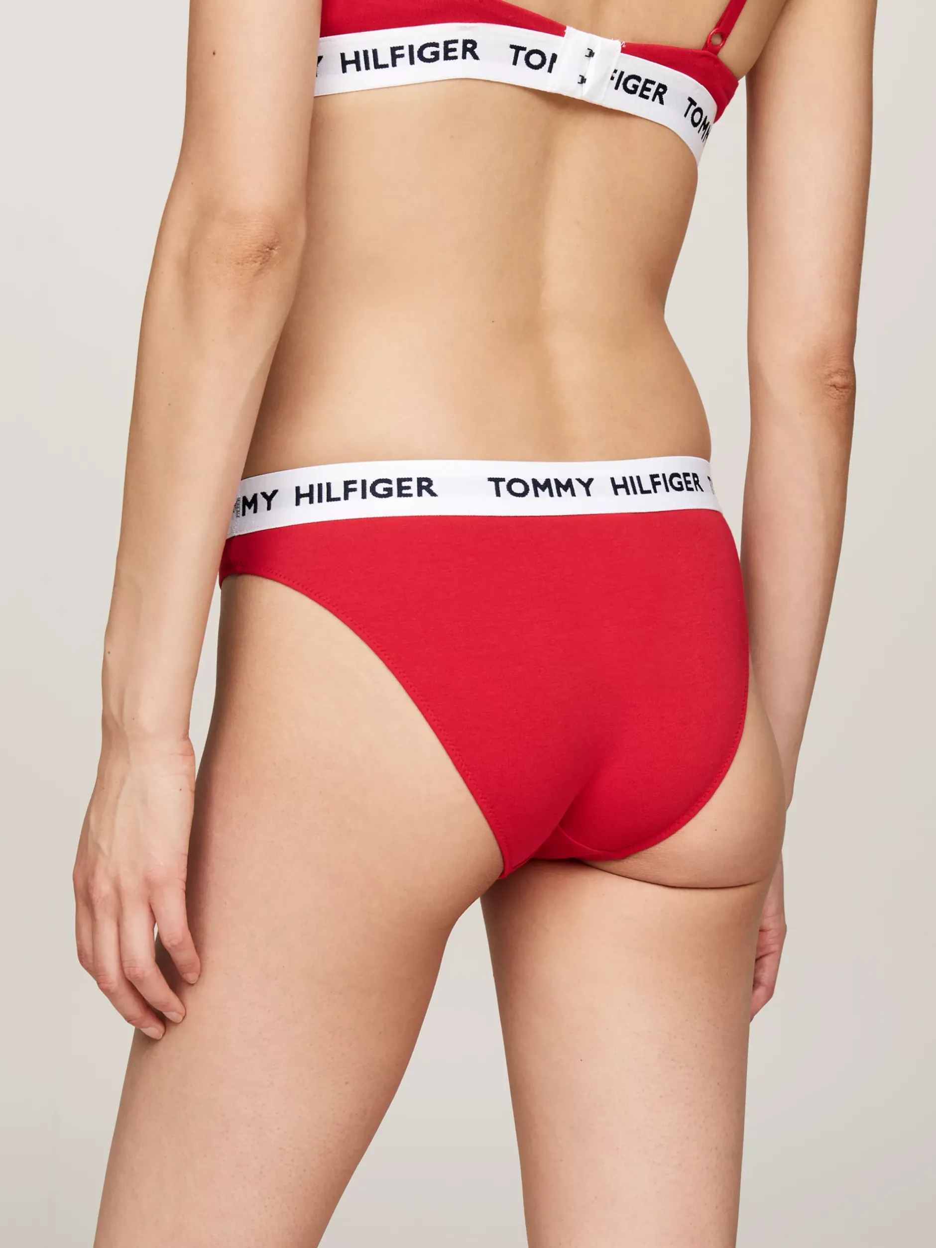 Bielizna|Figi*Tommy Hilfiger Figi TH Heritage Z Logo PRIMARY RED