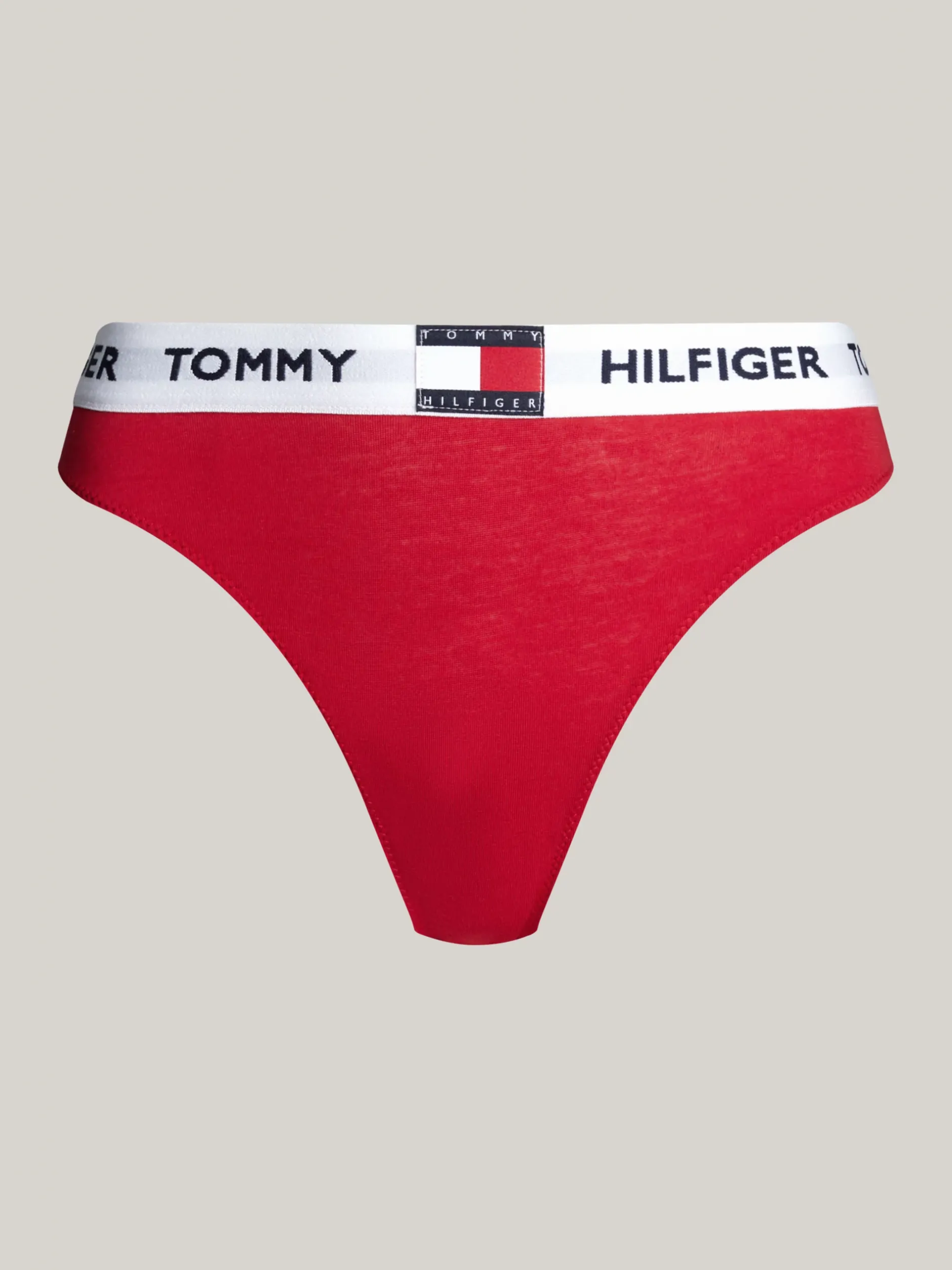 Bielizna|Figi*Tommy Hilfiger Figi TH Heritage Z Logo PRIMARY RED